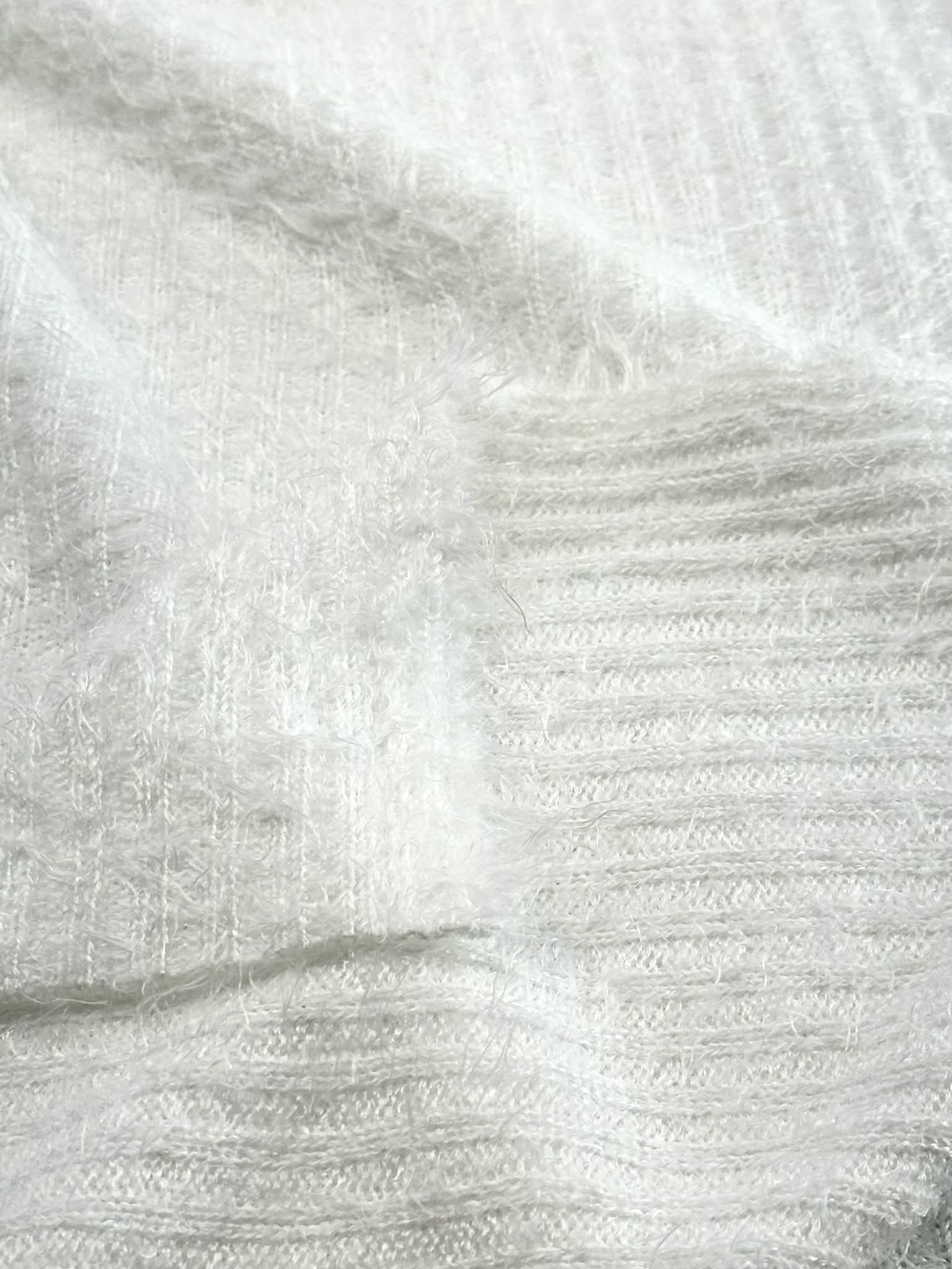 (MOHAIR RIB) IVORY