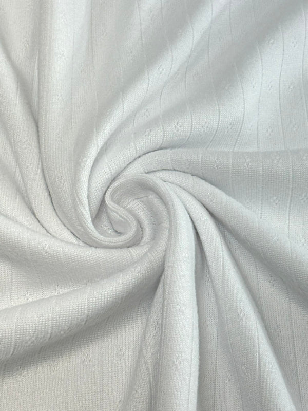 (POINTELLE RIB) WHITE