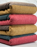 (MAKARON BRUSHED) RED, BEIGE AND BROWN PATTERN (1)