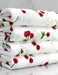 (DBP) RED CHERRIES ON OFF WHITE (1)