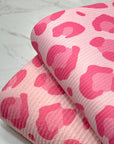 (URBAN RIB) PINK CHEETAH ON LIGHT PINK