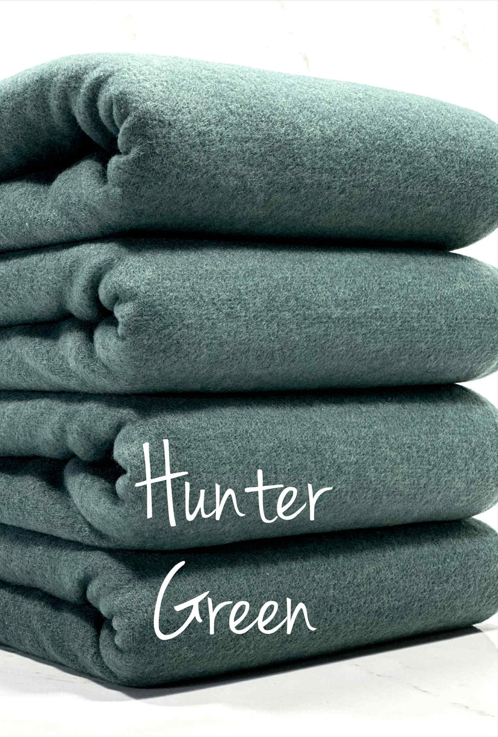 (BRUSHED SWEATER KNIT) HUNTER GREEN