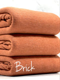 (BRUSHED SWEATER KNIT) BRICK