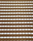 (GUAPO STRIPE) OFF WHITE STRIPES ON MOCHA