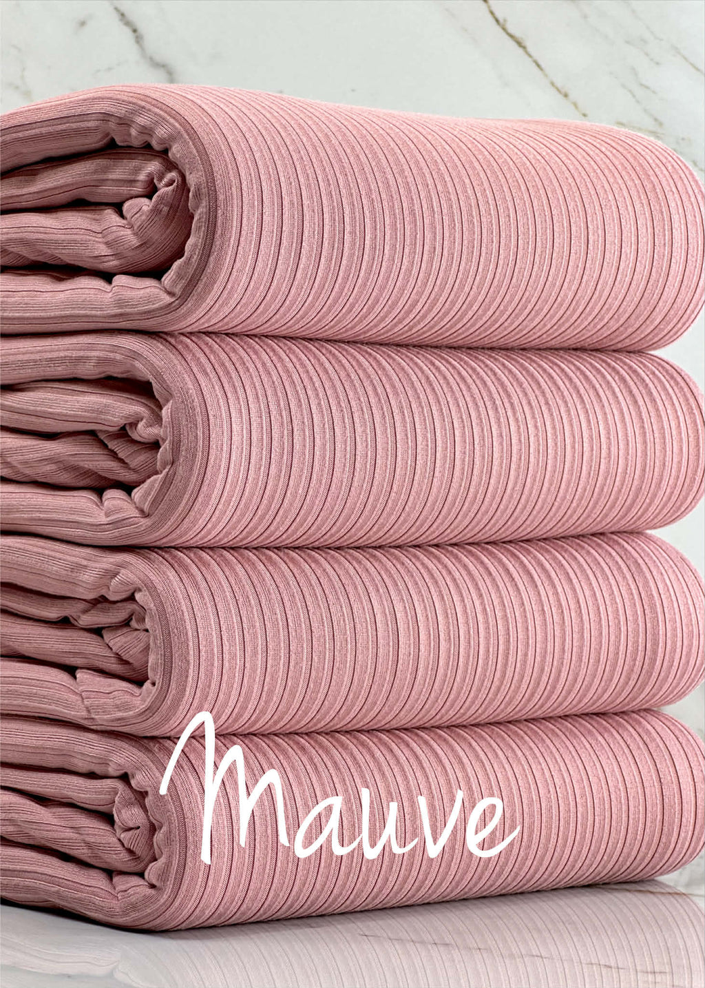 (6X2 YUMMY RIB) MAUVE