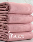 (6X2 YUMMY RIB) MAUVE