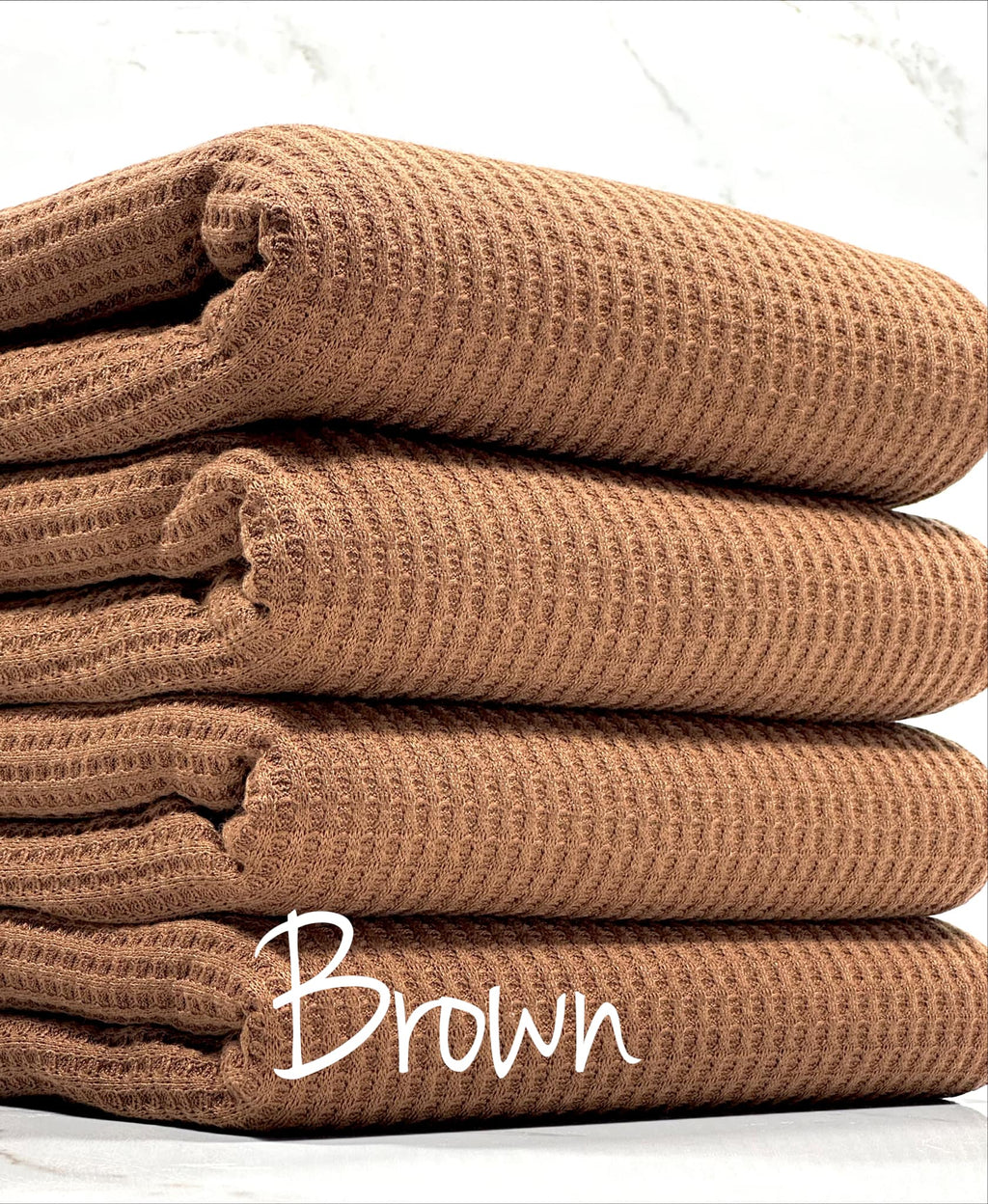 (WAFFLE BRUSHED) BROWN