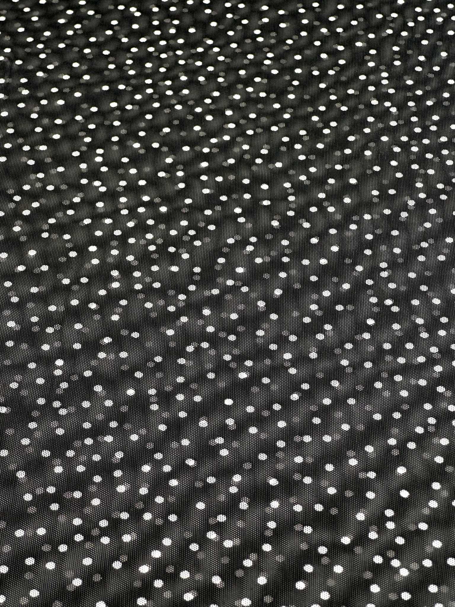 (MESH) TINY WHITE DOTS ON BLACK (4)
