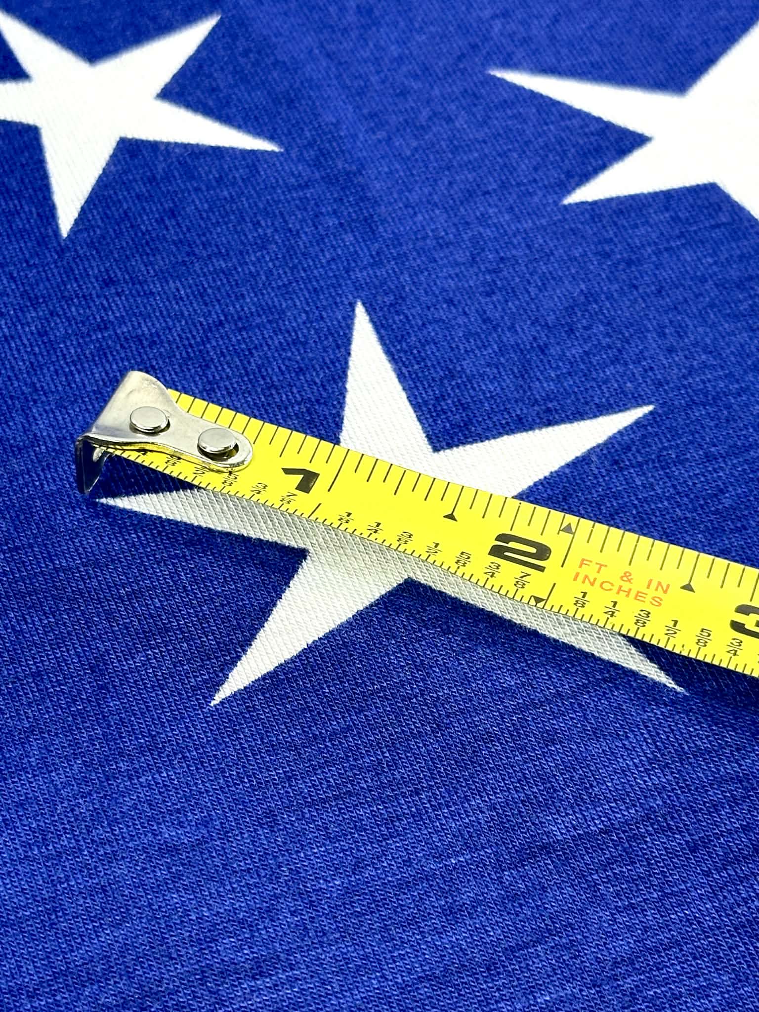 (RAYON MODAL) OFF WHITE STARS ON ROYAL