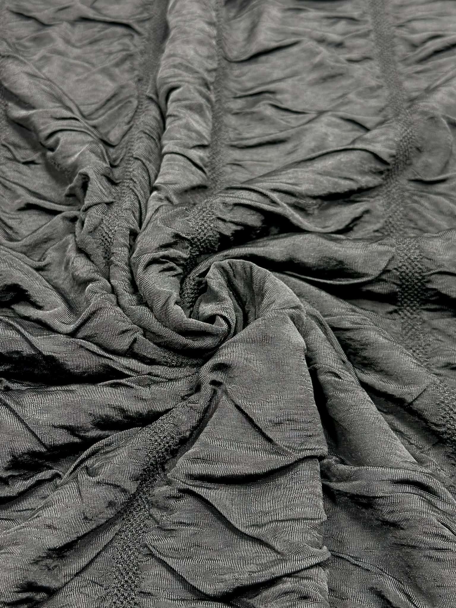(KOREAN JACQUARD) BLACK VERTICAL