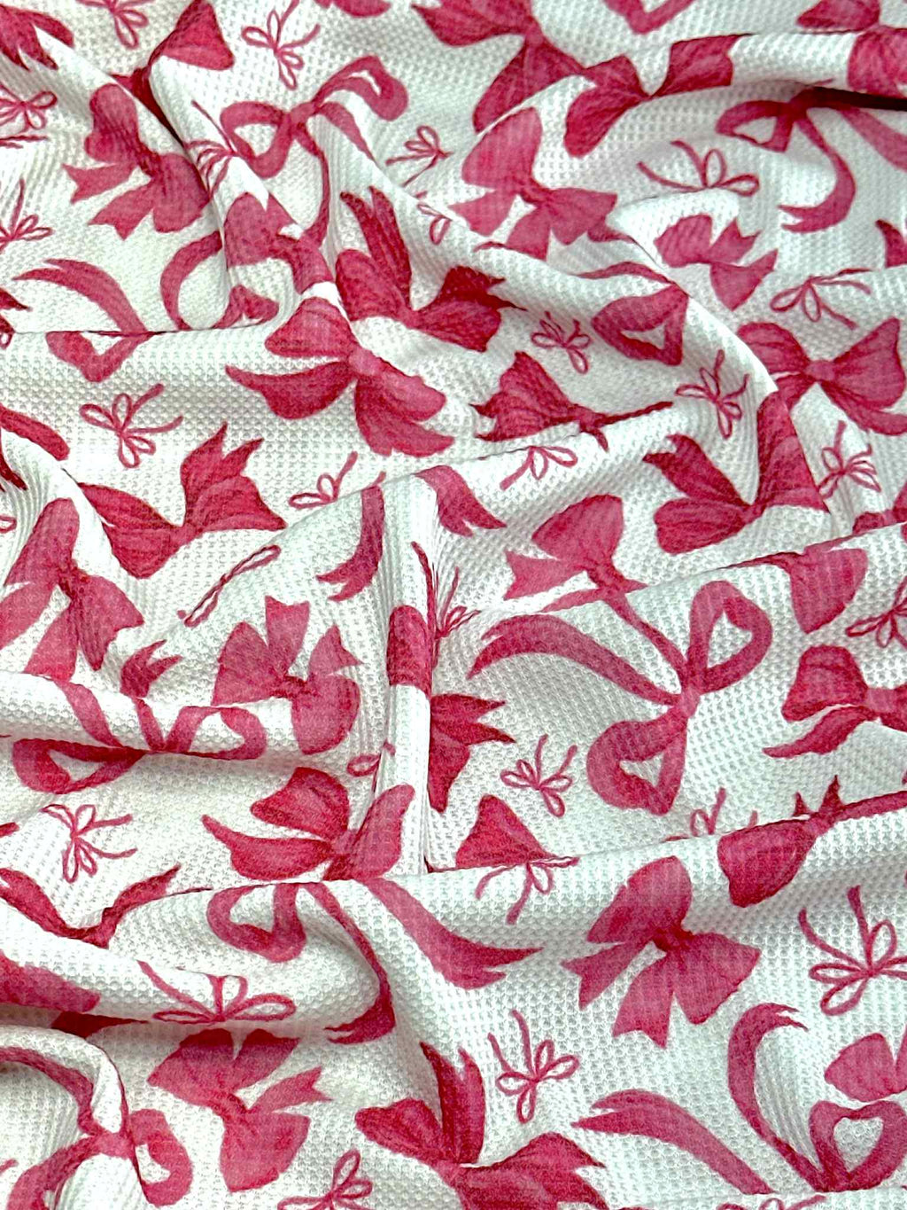 (THERMAL) PINK BOWS ON OFF WHITE(2)