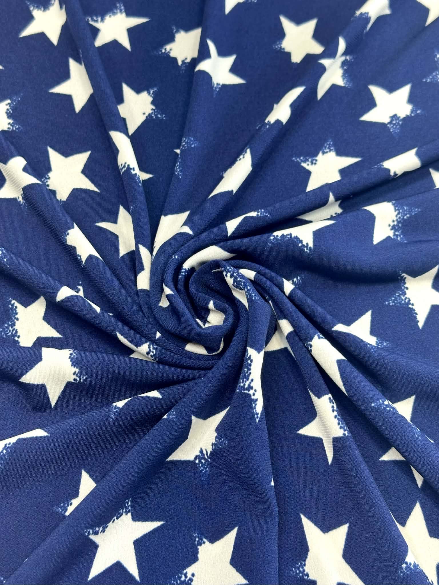 (ITY) WHITE STARS ON NAVY