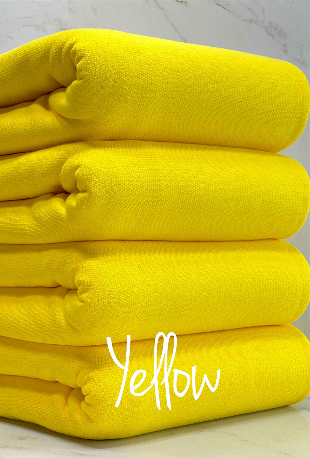 (FRENCH TERRY FLEECE) YELLOW