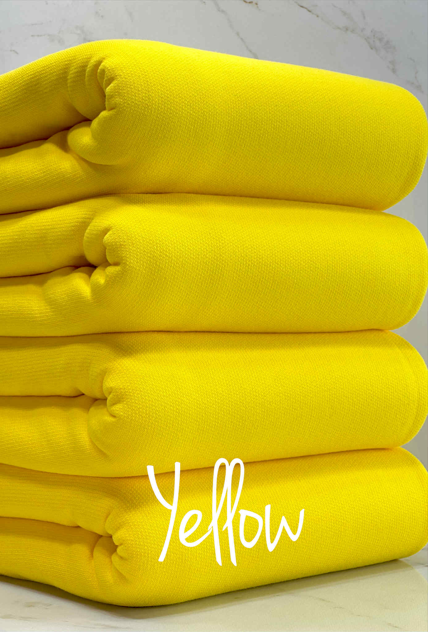 (FRENCH TERRY FLEECE) YELLOW