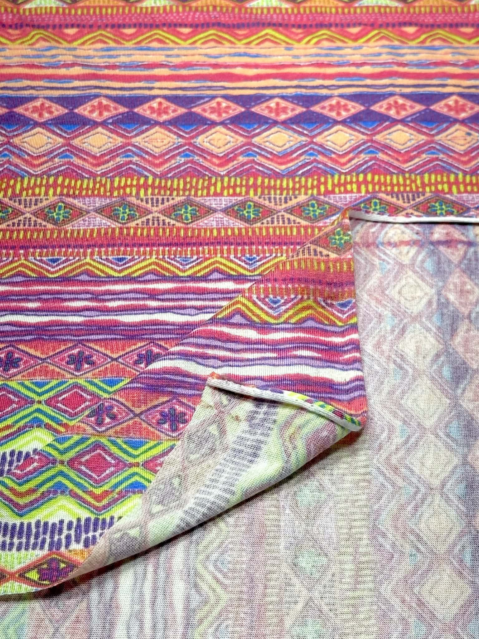 (KNIT) MULTICOLOR BOHO PRINT
