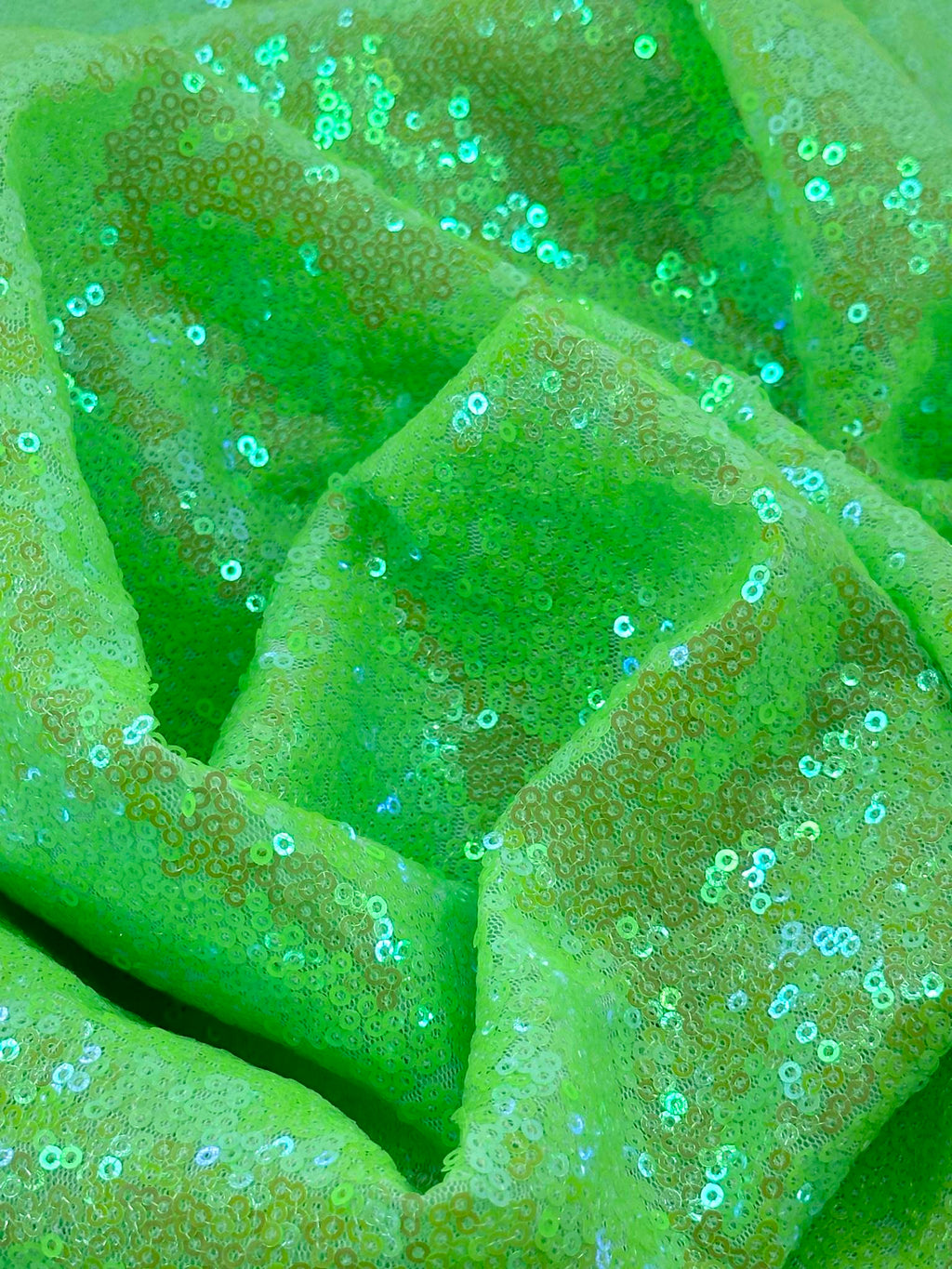 (SEQUIN) LIME GREEN