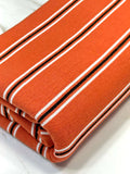 (RAYON MODAL) BLACK AND OFF WHITE STRIPES ON DARK ORANGE (3)