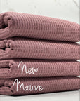 (WAFFLE BRUSHED) NEW MAUVE