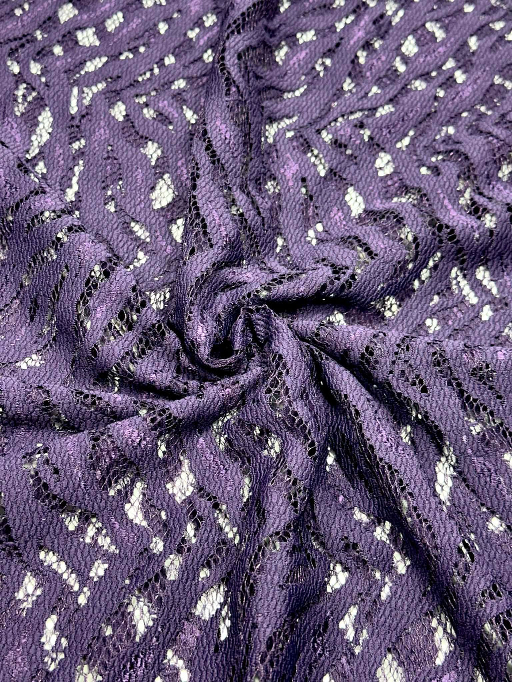 (LACE) DARK PURPLE ZEBRA