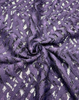 (LACE) DARK PURPLE ZEBRA