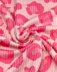 (URBAN RIB) PINK CHEETAH ON LIGHT PINK