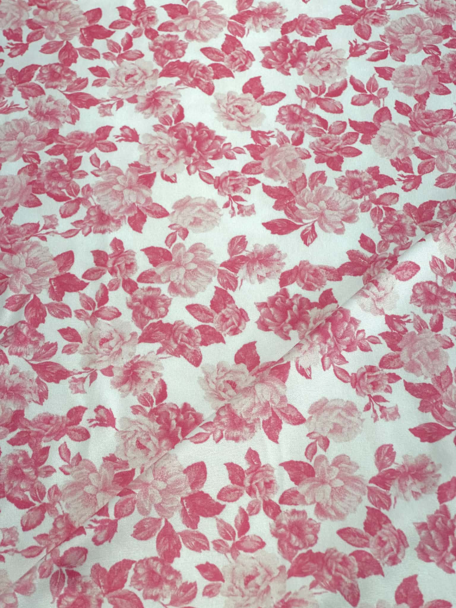 (DBP) PRETTY PINK FLORAL ON OFF WHITE(1)