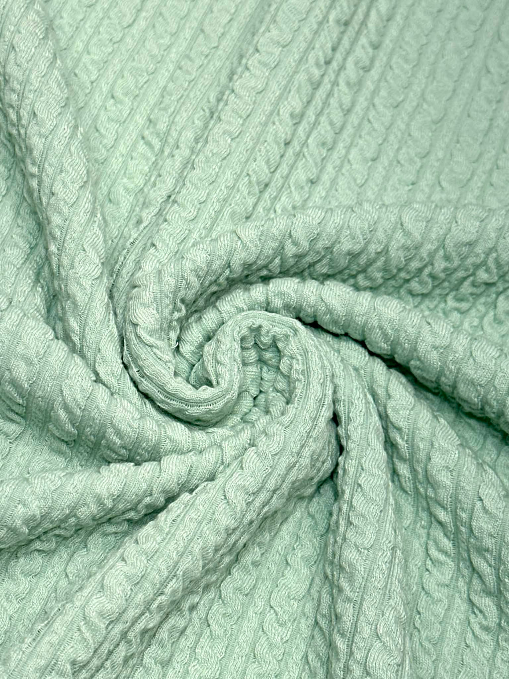 (GOLDEN RIB KNIT) BABY SAGE