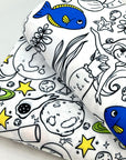 (DBP) MERMAID COLORING FABRIC