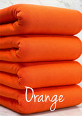 (FRENCH TERRY FLEECE) ORANGE