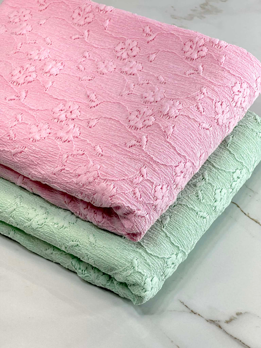 (LACE) LIGHT MINT AMOR FLORAL
