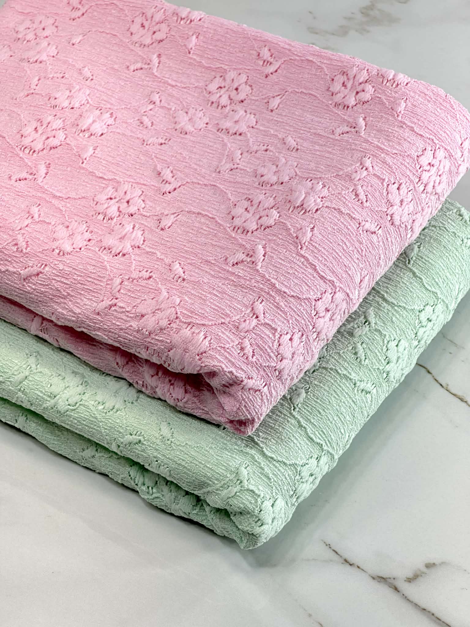(LACE) LIGHT MINT AMOR FLORAL