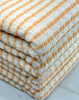 (GUAPO STRIPE) ORANGE STRIPES ON IVORY