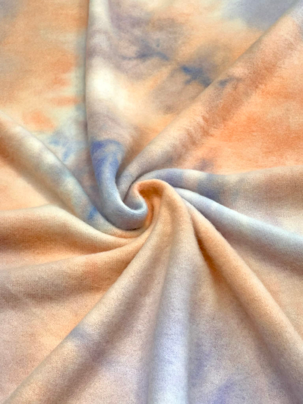 (BRUSHED SWEATER KNIT) PASTEL TIE DYE