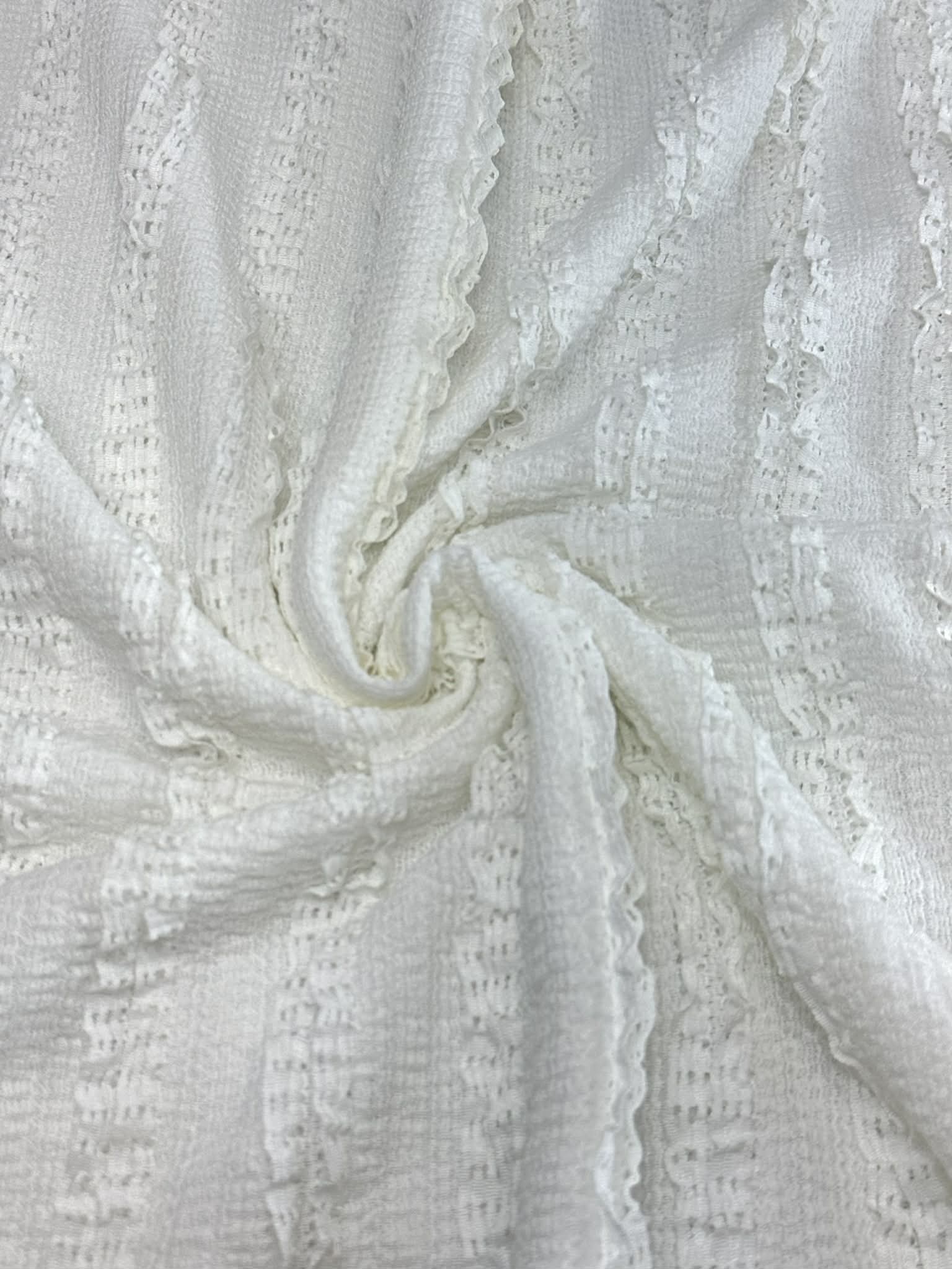 (RUFFLE LACE) OFF WHITE