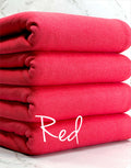 (FRENCH TERRY FLREECE) RED