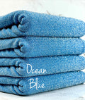 (METALLIC LUREX SPANDEX) OCEAN BLUE (2)