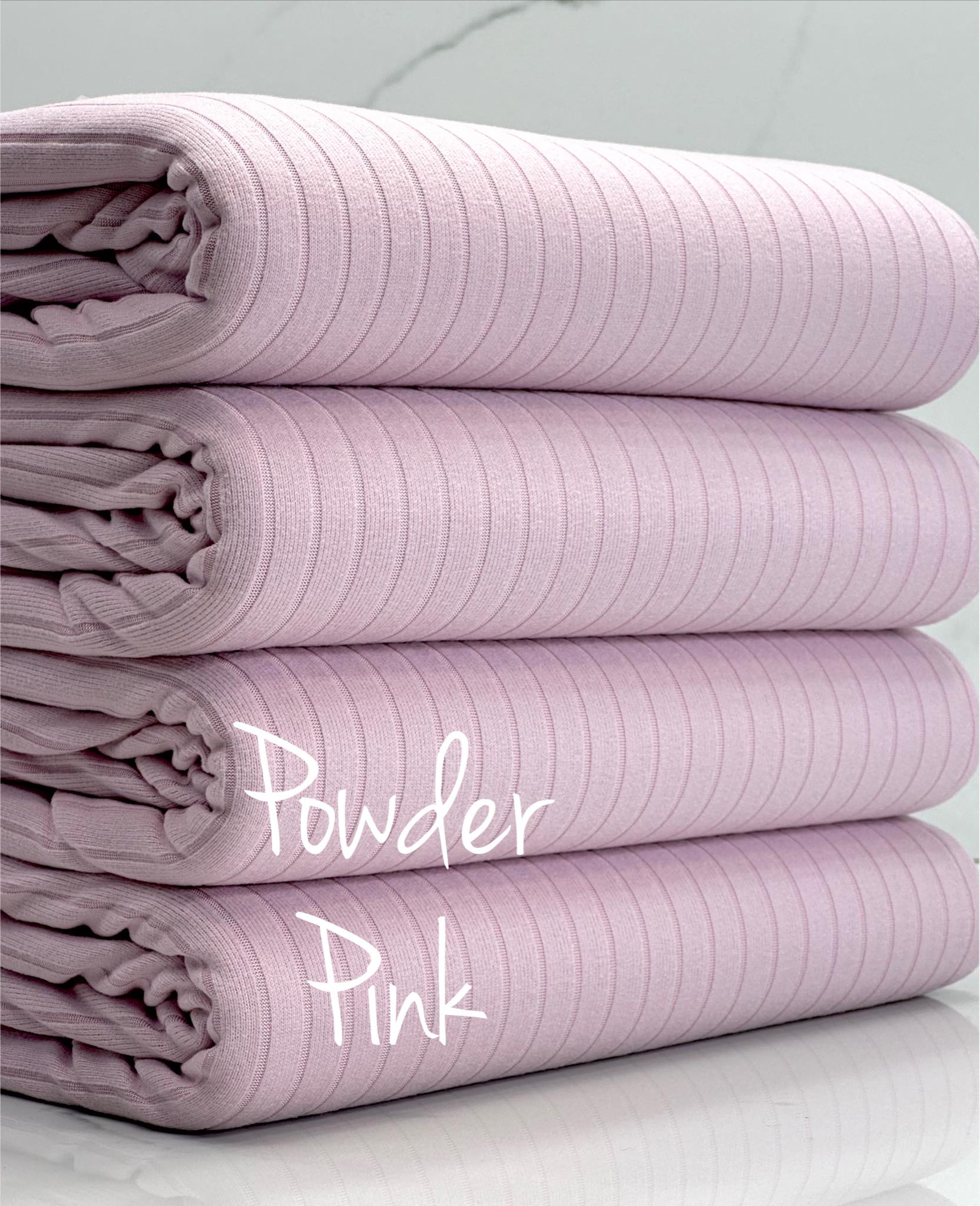 z.(8X2 RIB) POWDER PINK