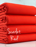 (FRENCH TERRY) SCARLET RED