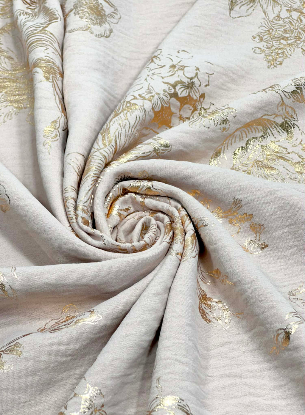 (WOVEN) GOLD FLORAL ON LIGHT MAUVE (1)