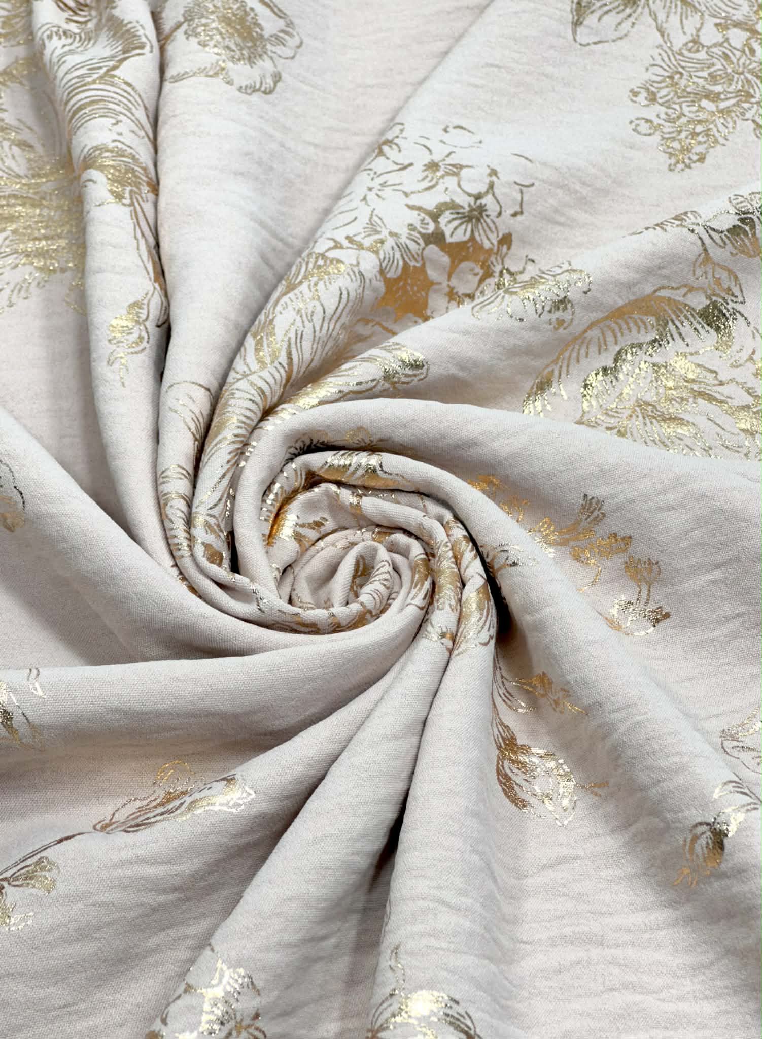 (WOVEN) GOLD FLORAL ON LIGHT MAUVE (1)