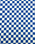 (DBP) ROYAL BLUE AND OFF WHITE CHECKERED