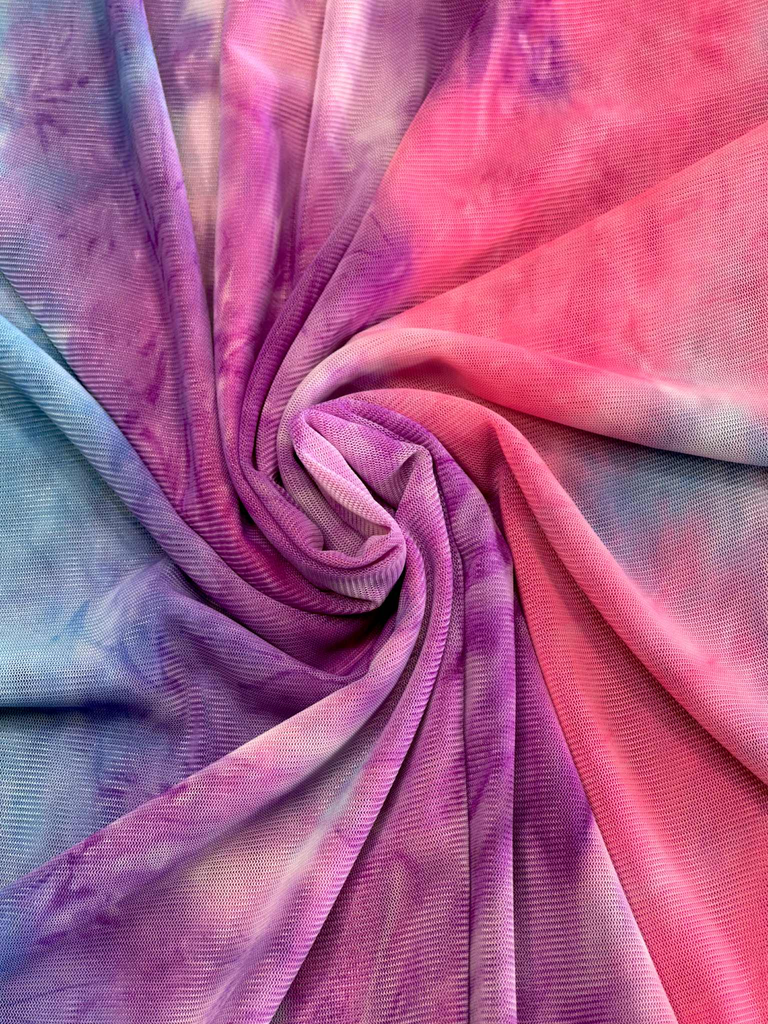 (MESH) HOT PINK, OCEAN, AND PURPLE TIE DYE