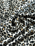 (SATIN) TINY CARAMEL CHEETAH ON TAUPE