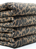 (URBAN RIB) VINTAGE BLACK LEOPARD ON BROWN