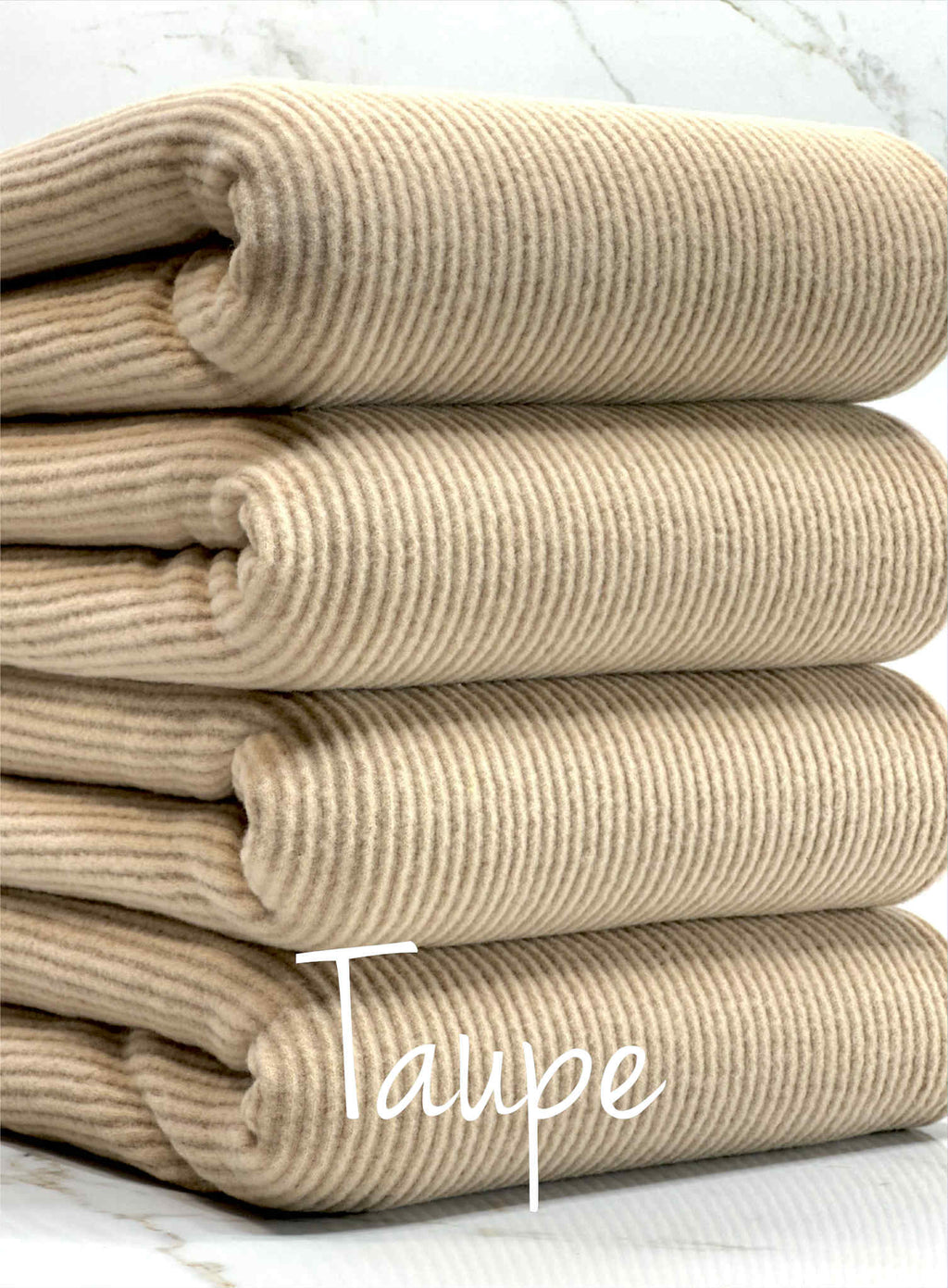 (BRUSHED URBAN RIB) TAUPE