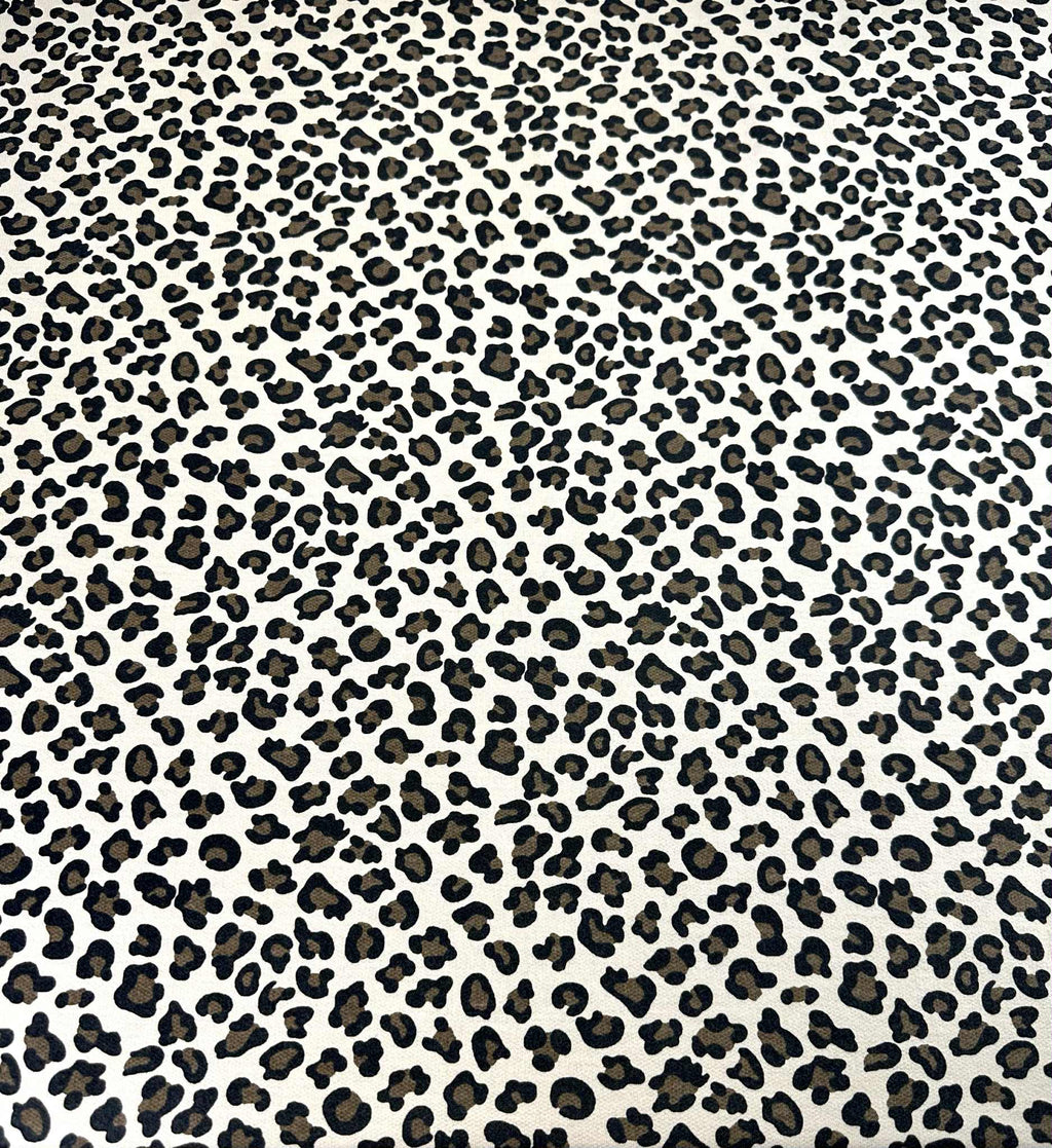(FRENCH TERRY) BROWN AND BLACK CHEETAH ON TAUPE (3)