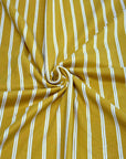 (DBP) OFF WHITE STRIPES ON MUSTARD