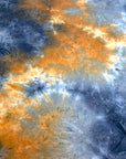 (DBP) CHARCOAL AND ORANGE TIE DYE