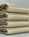 (2X2 RIB) GOLD FOIL ON OFF WHITE