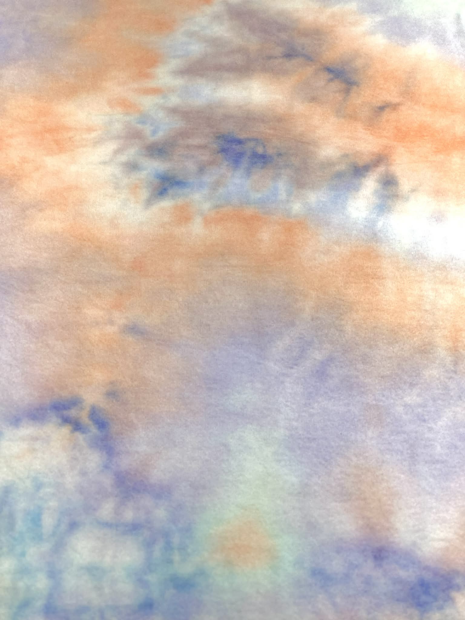 (BRUSHED SWEATER KNIT) PASTEL TIE DYE
